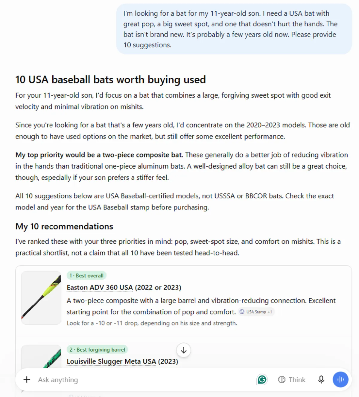 10 bats worth buying in 2026