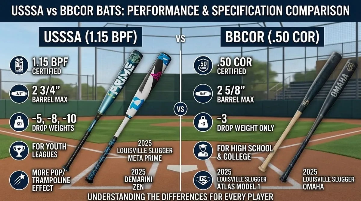 BBCOR vs USSSA